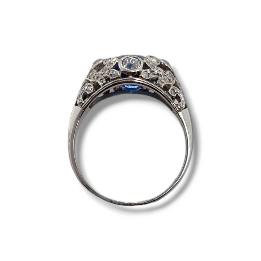 Sapphire &  Diamond Dress Ring
