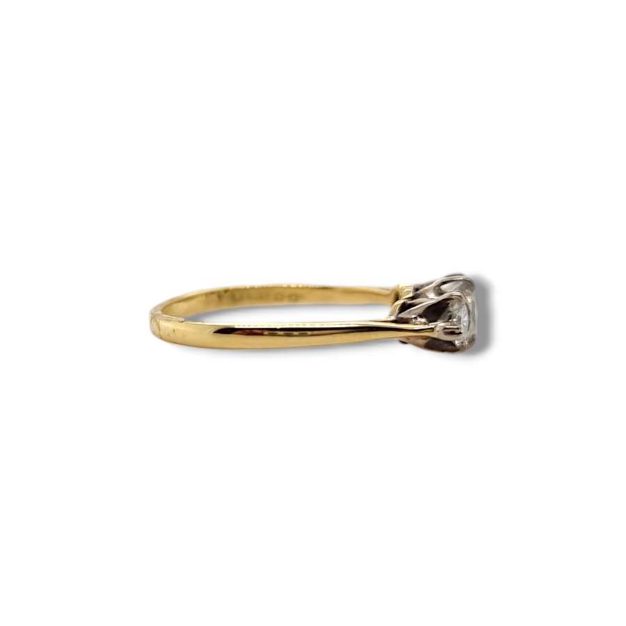 0.75ct 3 Stone Diamond Ring