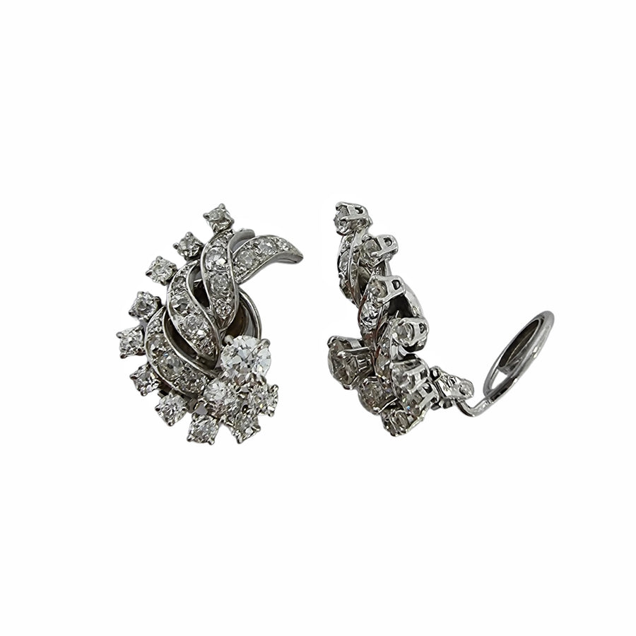 Chaumet Diamond Clip Earrings