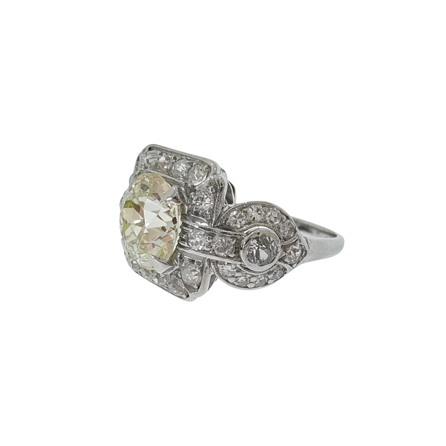 2.12ct Art-Deco Diamond Ring