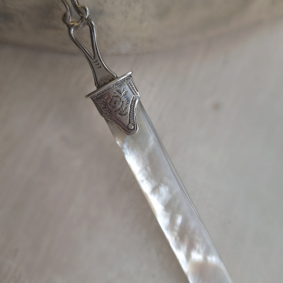 Edwardian Mother of Pearl Page Turner