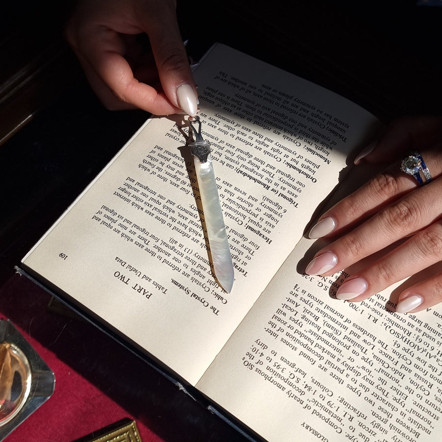 Edwardian Mother of Pearl Page Turner