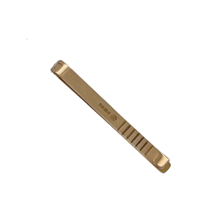 9ct Yellow Gold Tie Slide
