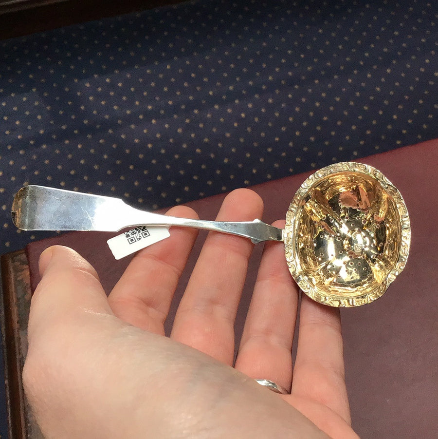 Russian Silver Sifting Spoon