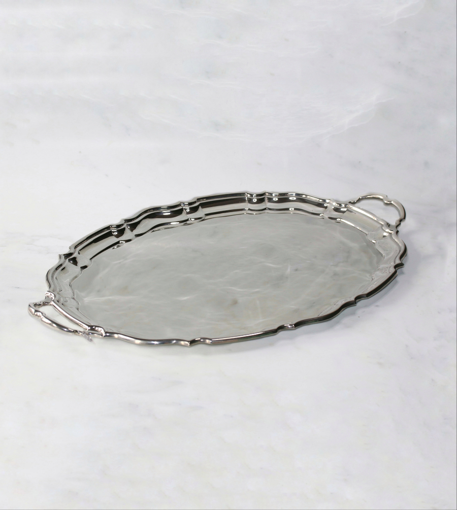 Sheffield 1935 Handled Silver Tray