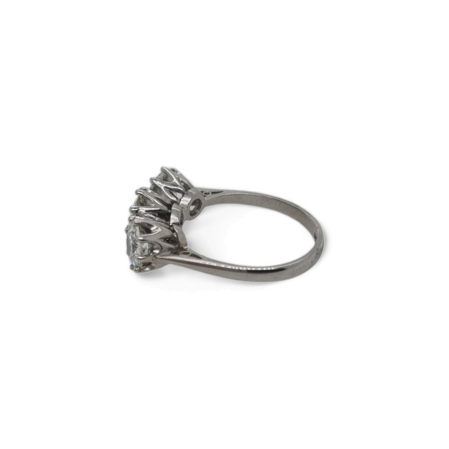 Antique Diamond Trilogy Ring