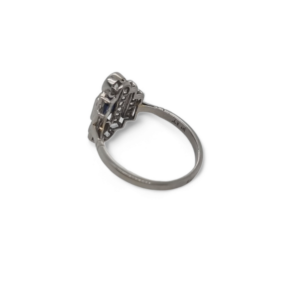 Sapphire & Diamond Ring