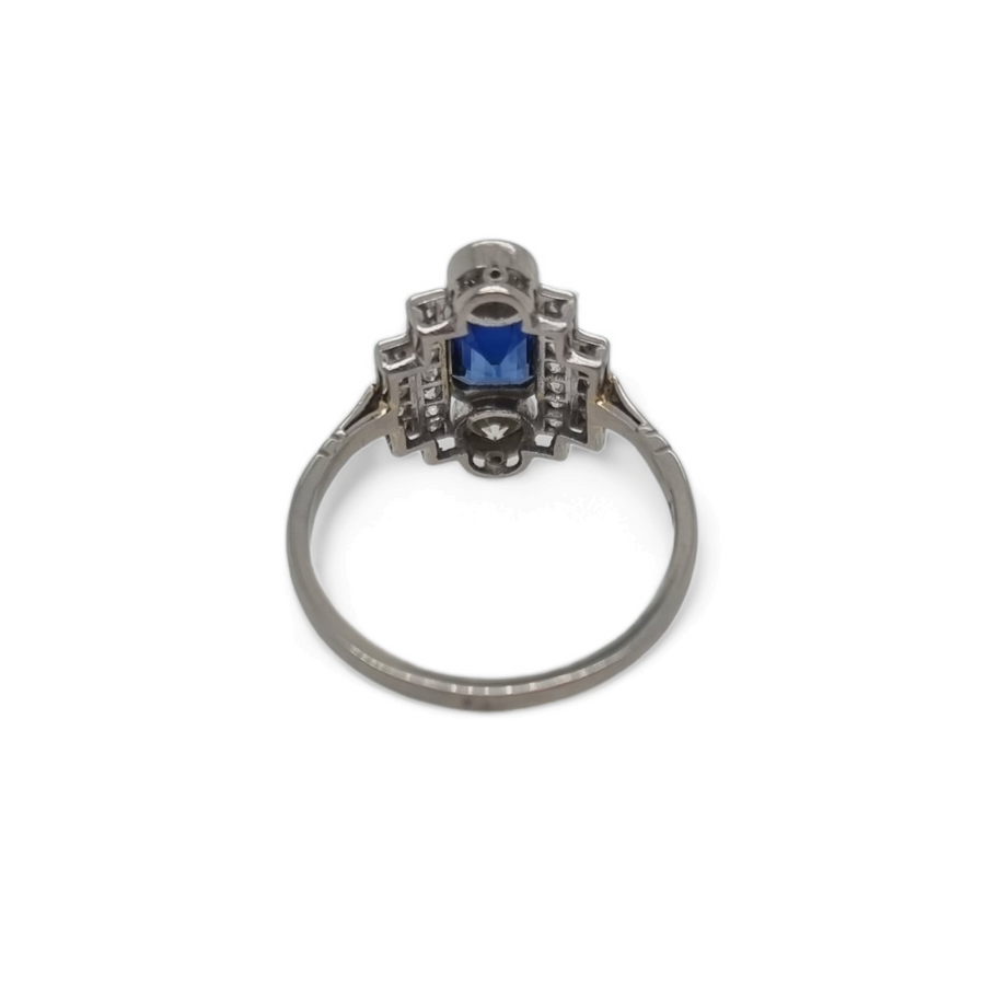 Sapphire & Diamond Ring