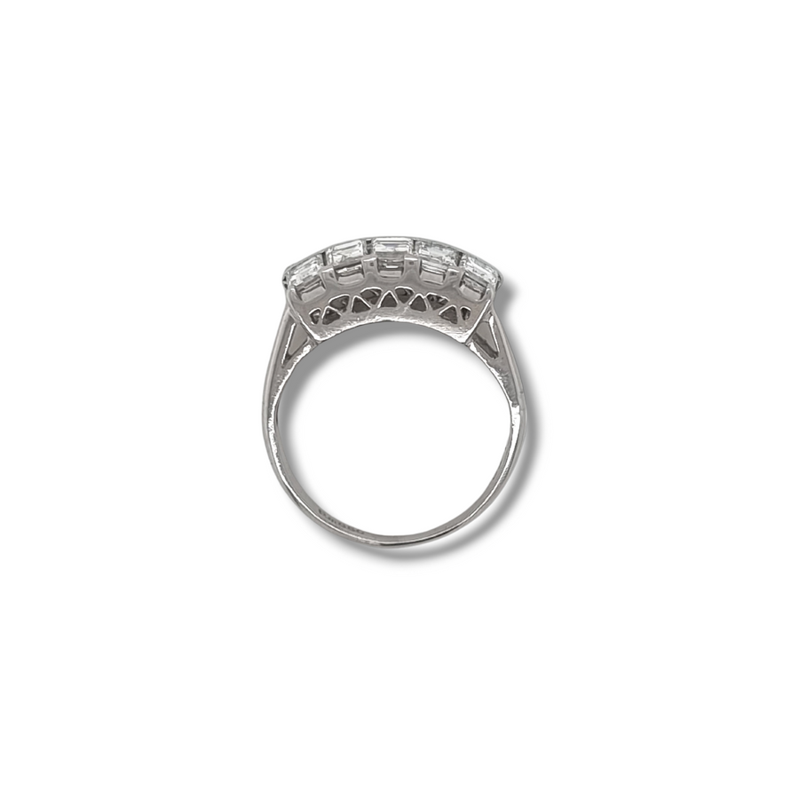 1.70ct Carre Cut Diamond Ring