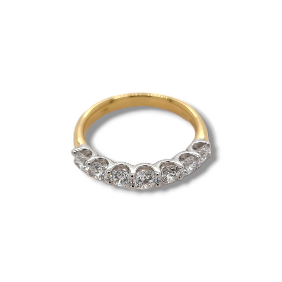 1.05ct Round Diamond Half Eternity