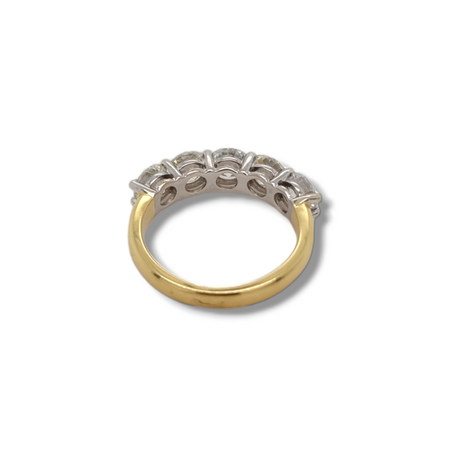 2.56ct Half Diamond Eternity