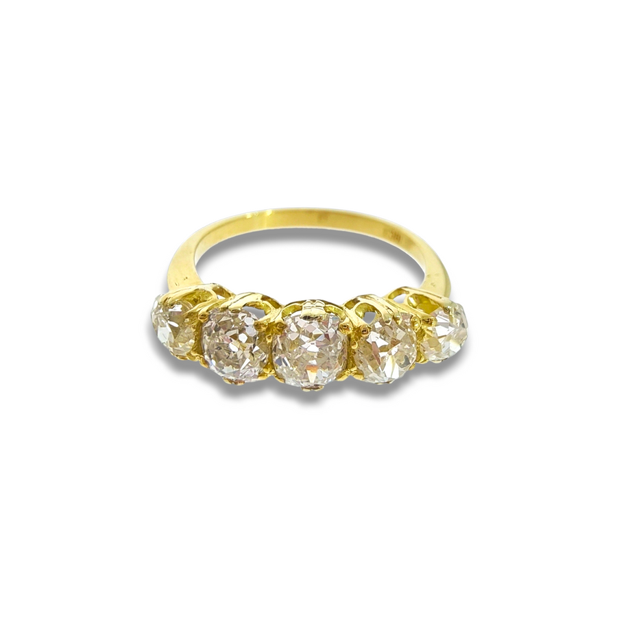 Antique 2.51ct Five Stone Ring
