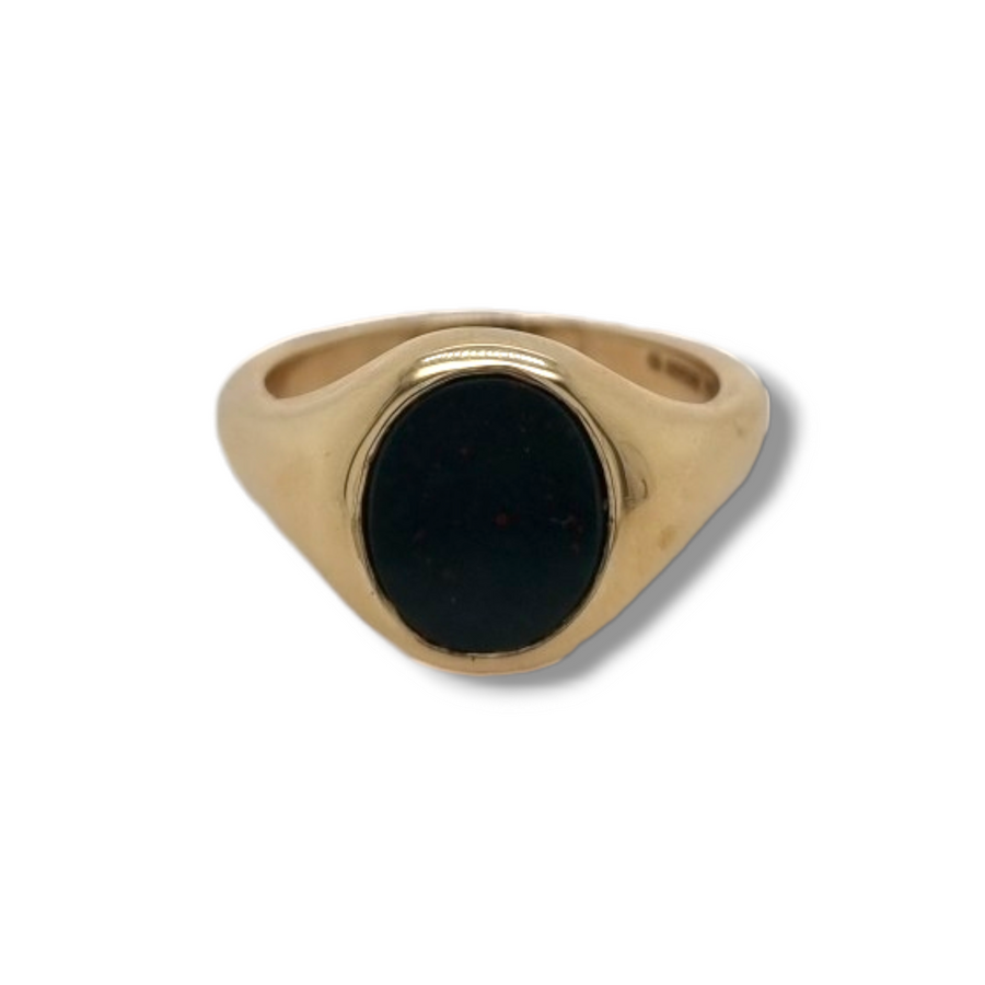 Bloodstone Signet Ring