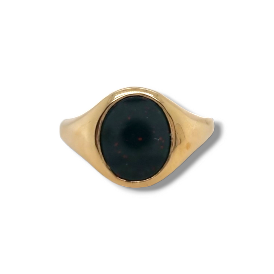 Bloodstone Signet Ring