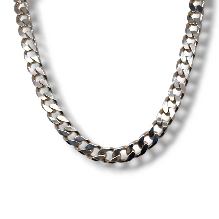 Silver Curb Chain