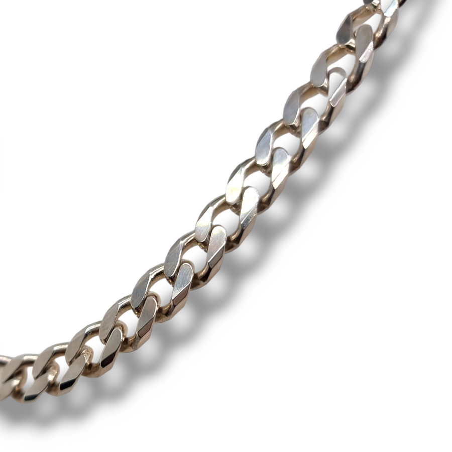 Silver Curb Chain