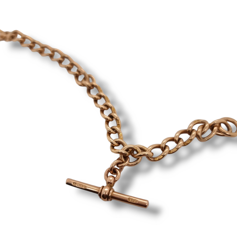 Rose Gold Albert Chain Lowe Sons