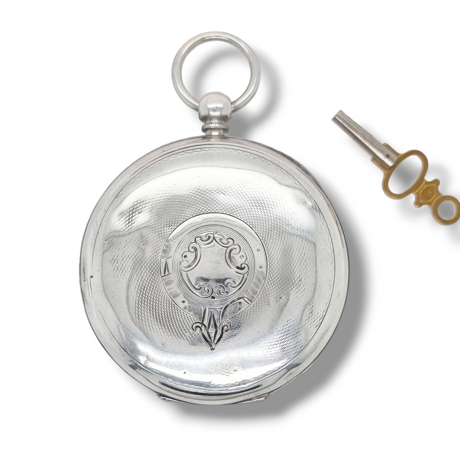 Sterling silver pendant watch sales