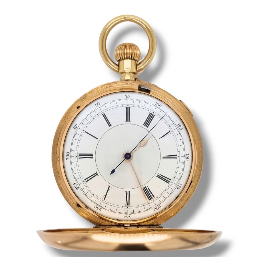 Gold full 2025 hunter pocket watch