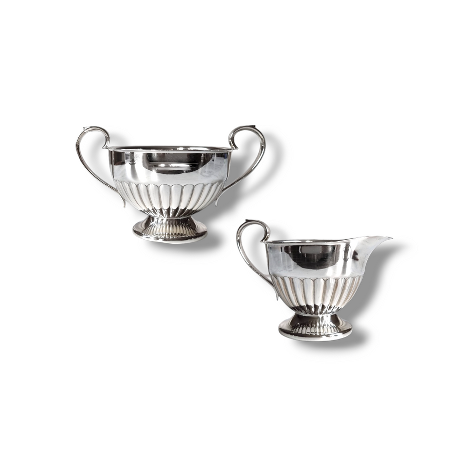 Silver Four Piece Tea Set