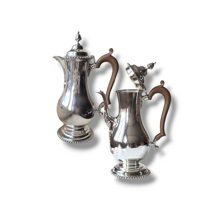 Sterling Silver Coffee & Hot Water Set