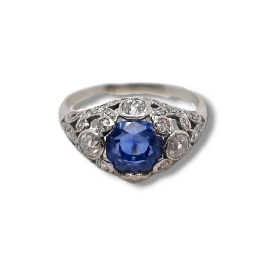 Sapphire &  Diamond Dress Ring