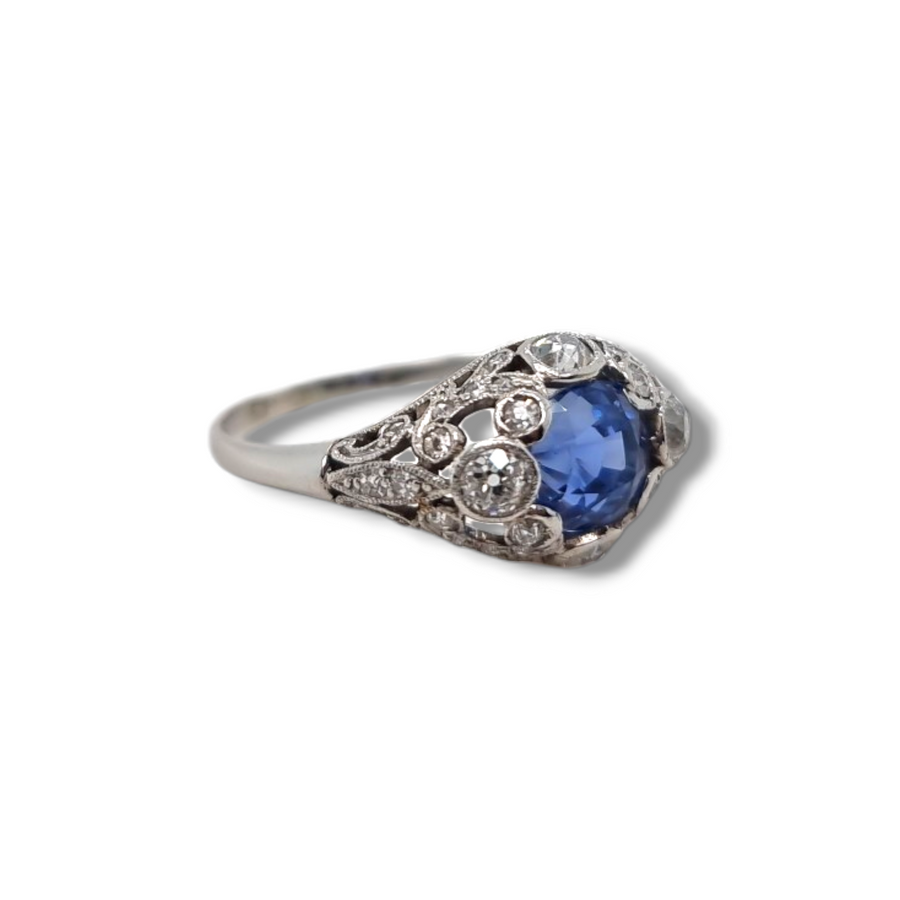 Sapphire &  Diamond Dress Ring