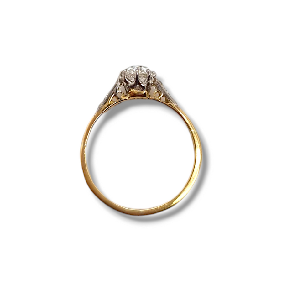 0.61ct Diamond Solitaire Ring