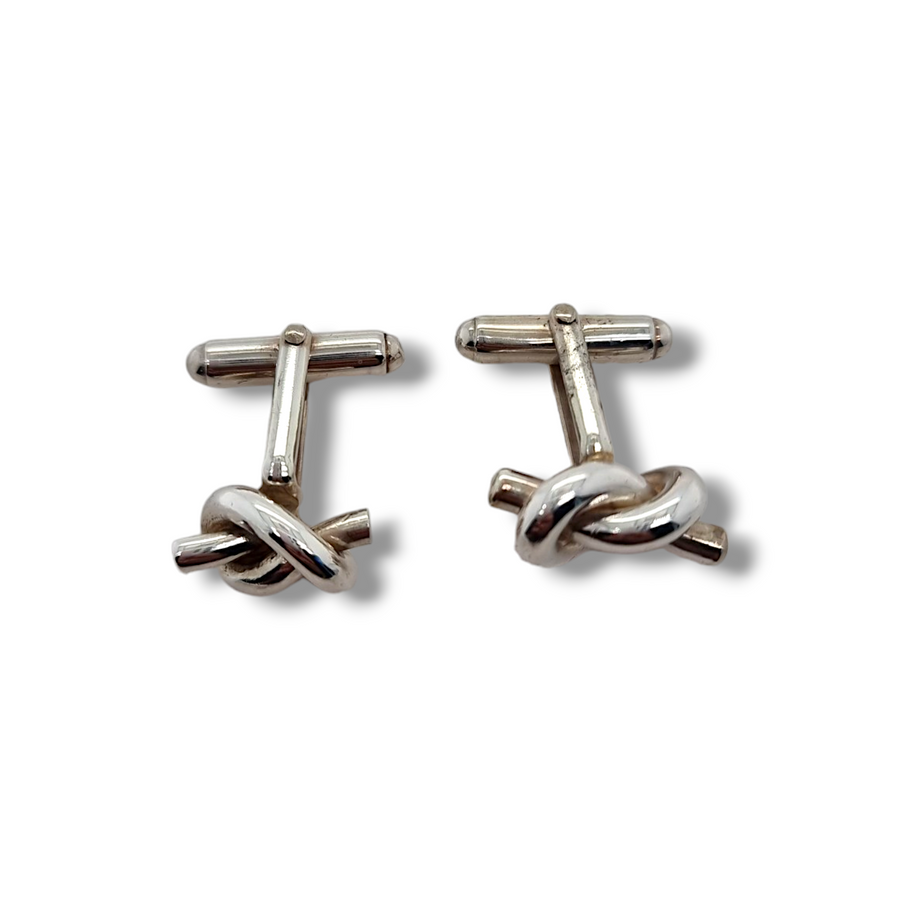 Silver Knot Cufflinks