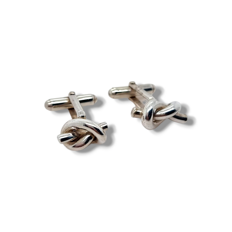 Silver Knot Cufflinks