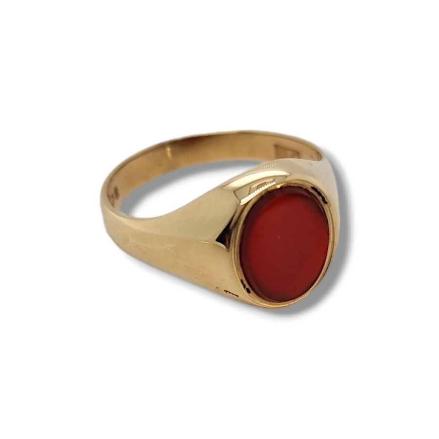 9ct Carnelian Signet Ring