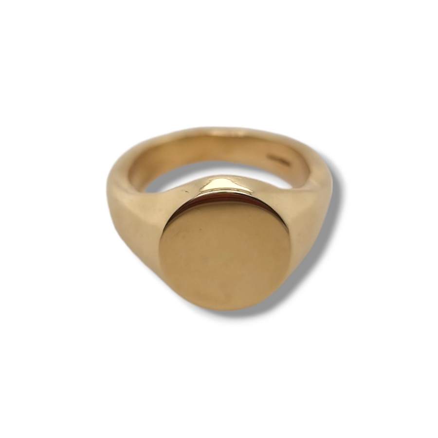 9ct Oval Signet Ring