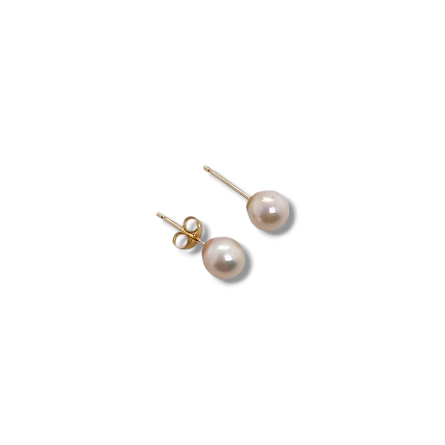 9ct Cultured Pearl Stud Earrings