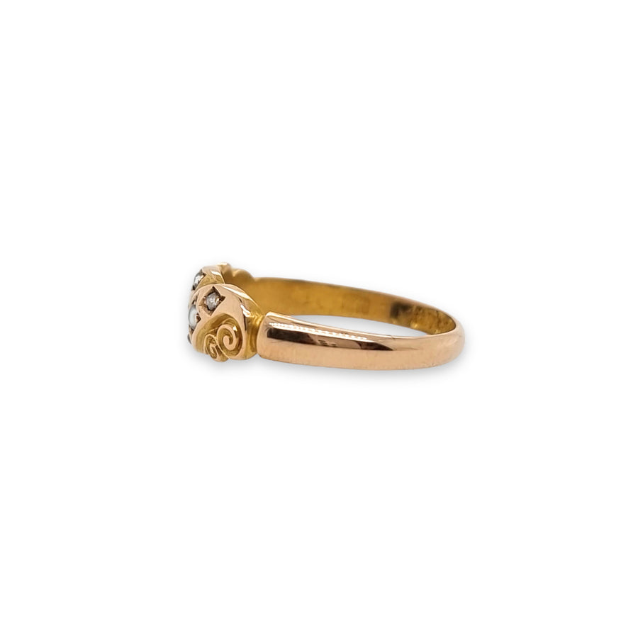 Antique Diamond & Pearl Ring