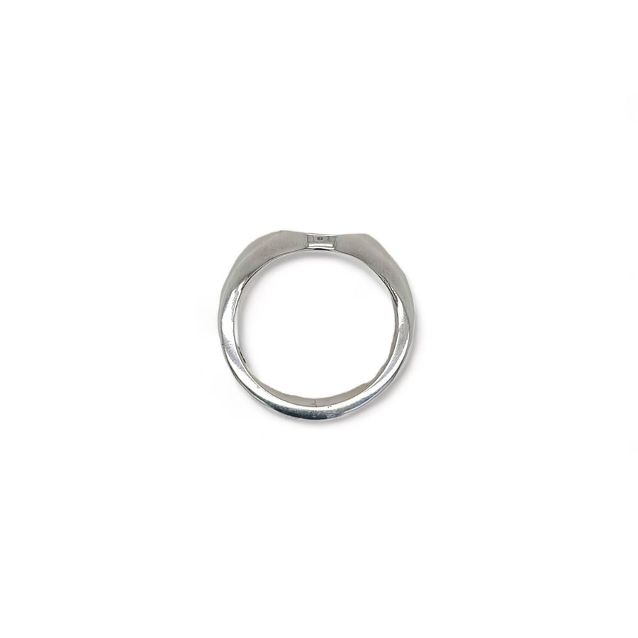 Silver Oval Signet Ring
