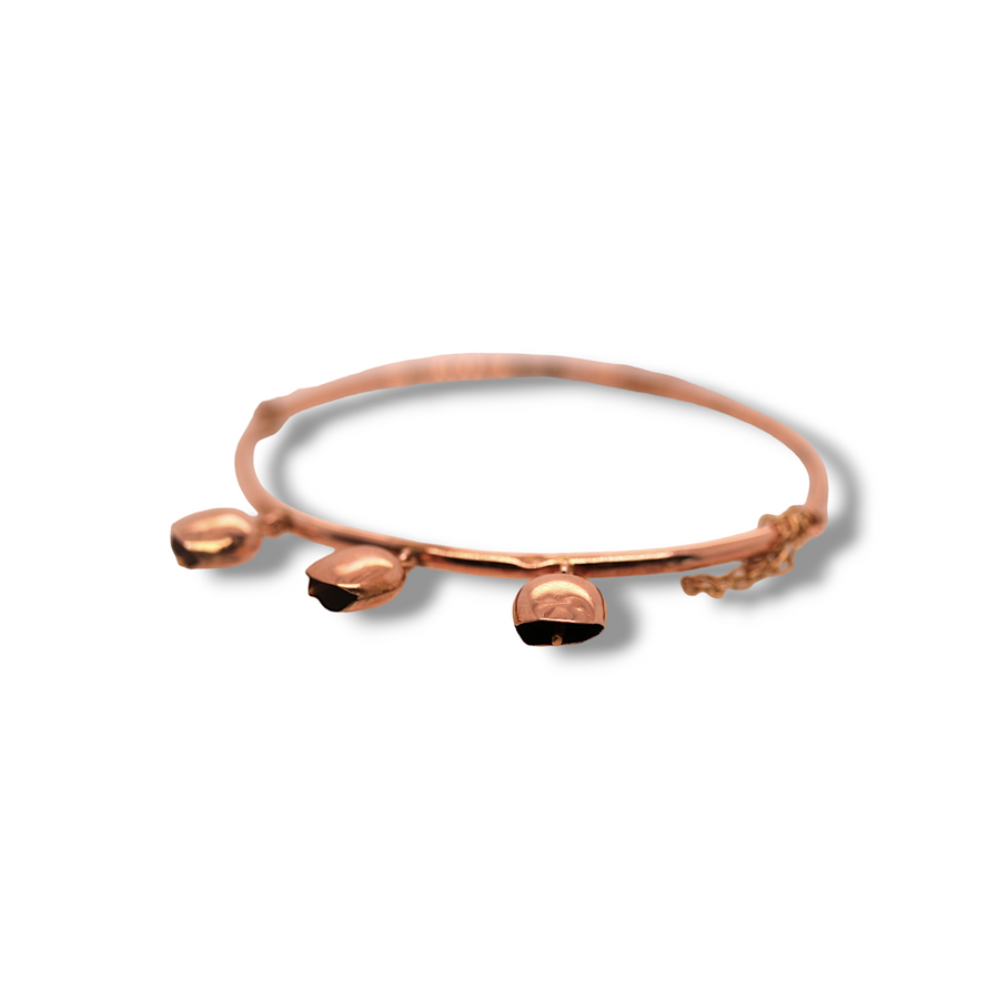 9ct Rose Gold Bell Bangle