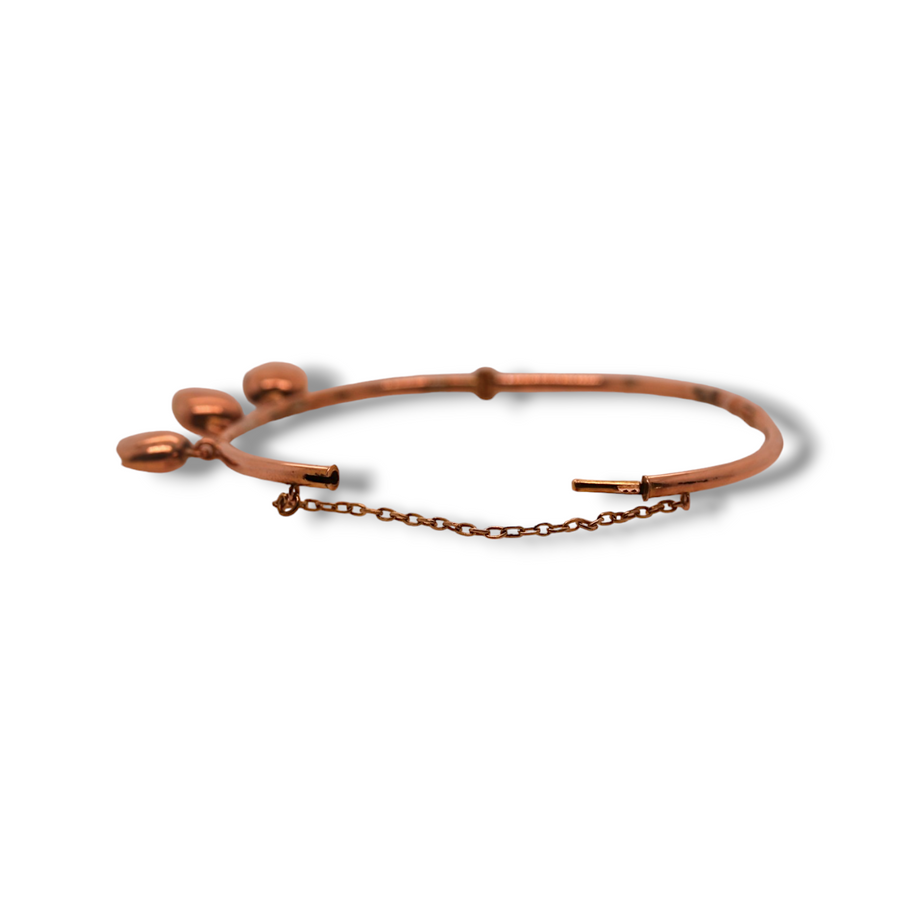 9ct Rose Gold Bell Bangle