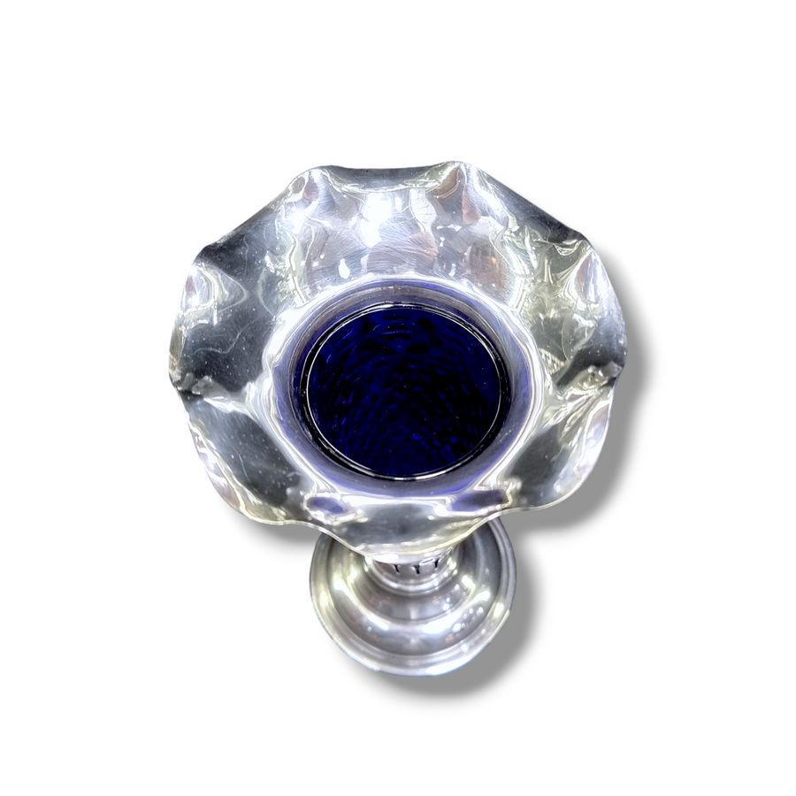 Edwardian Silver Vase Chester 1902