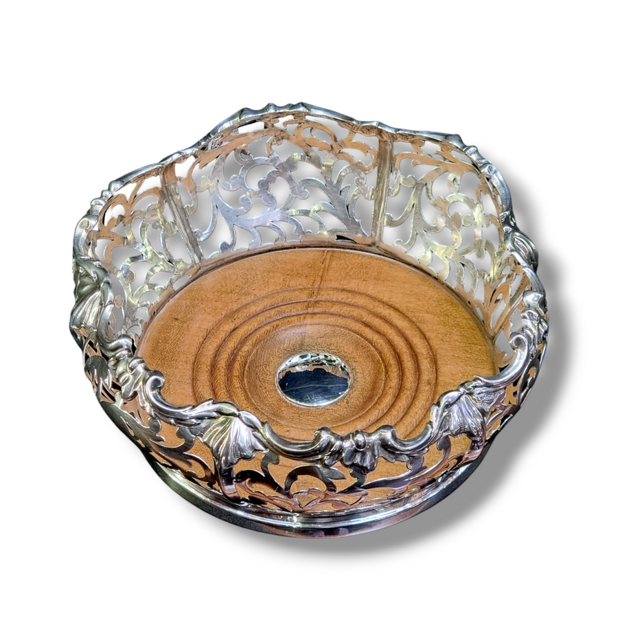 Victorian Silver Coaster Sheffield 1842