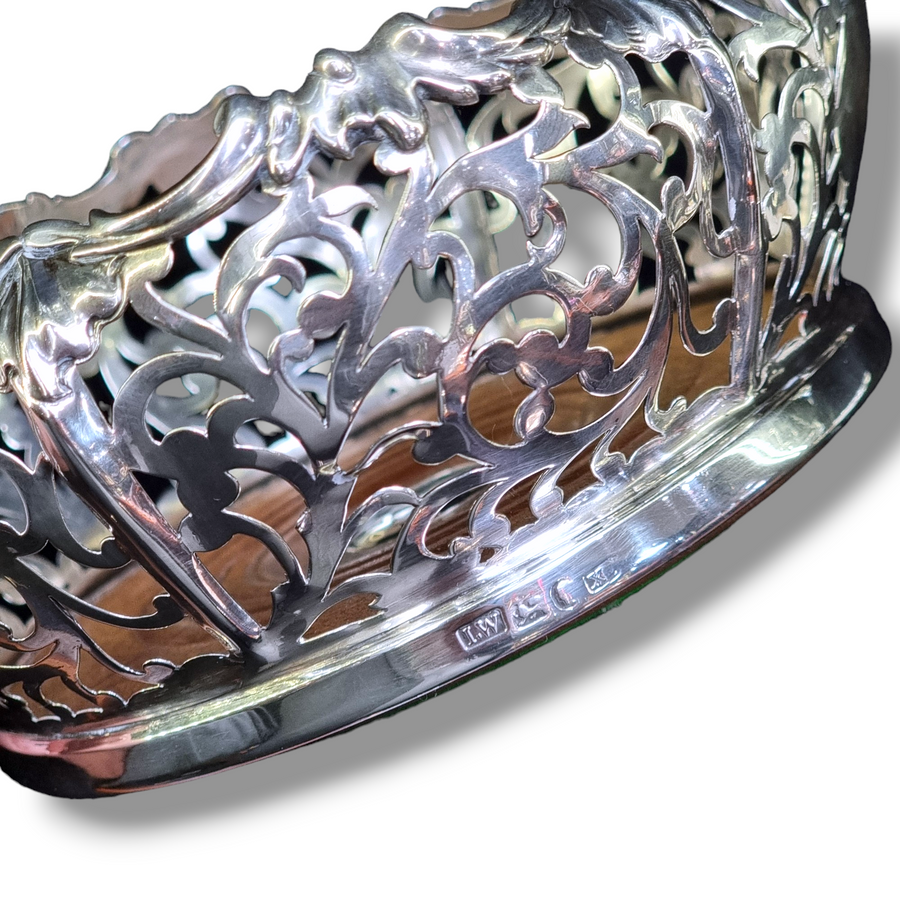 Victorian Silver Coaster Sheffield 1842