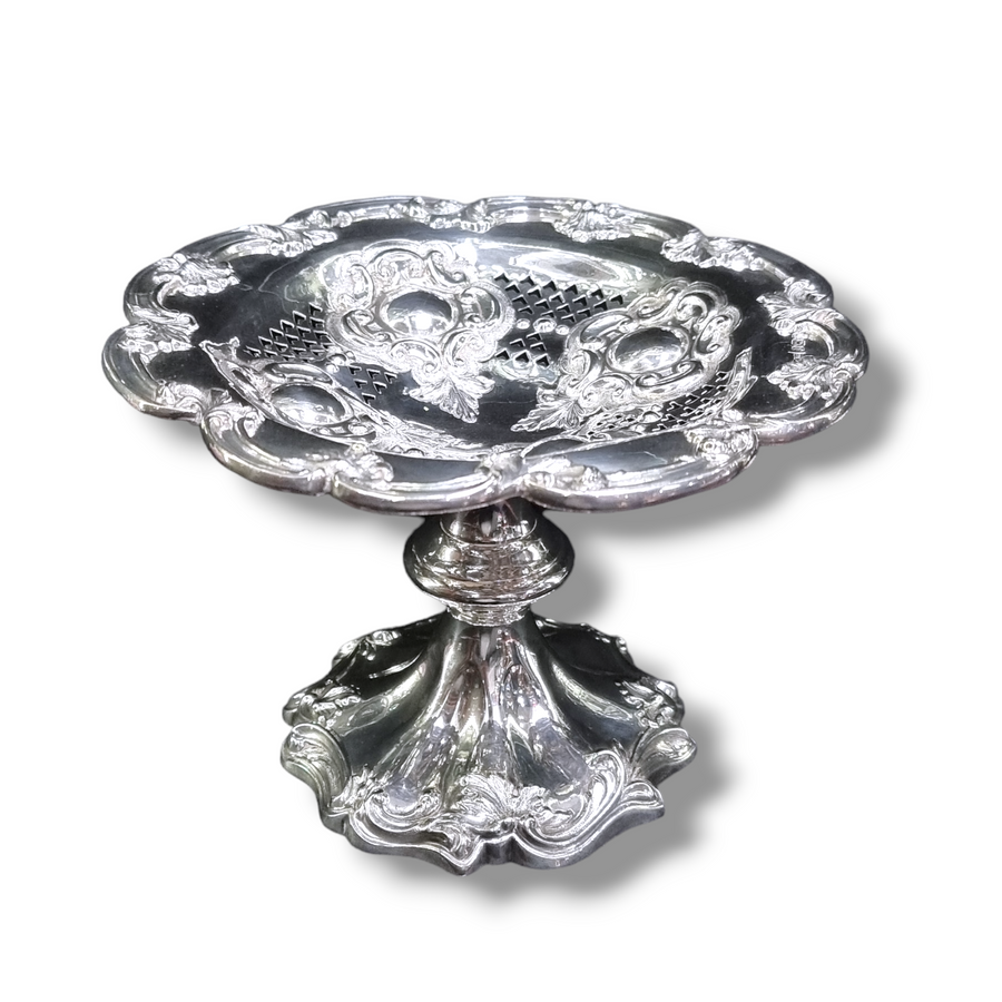 Victorian Silver Tazza Sheffield 1898