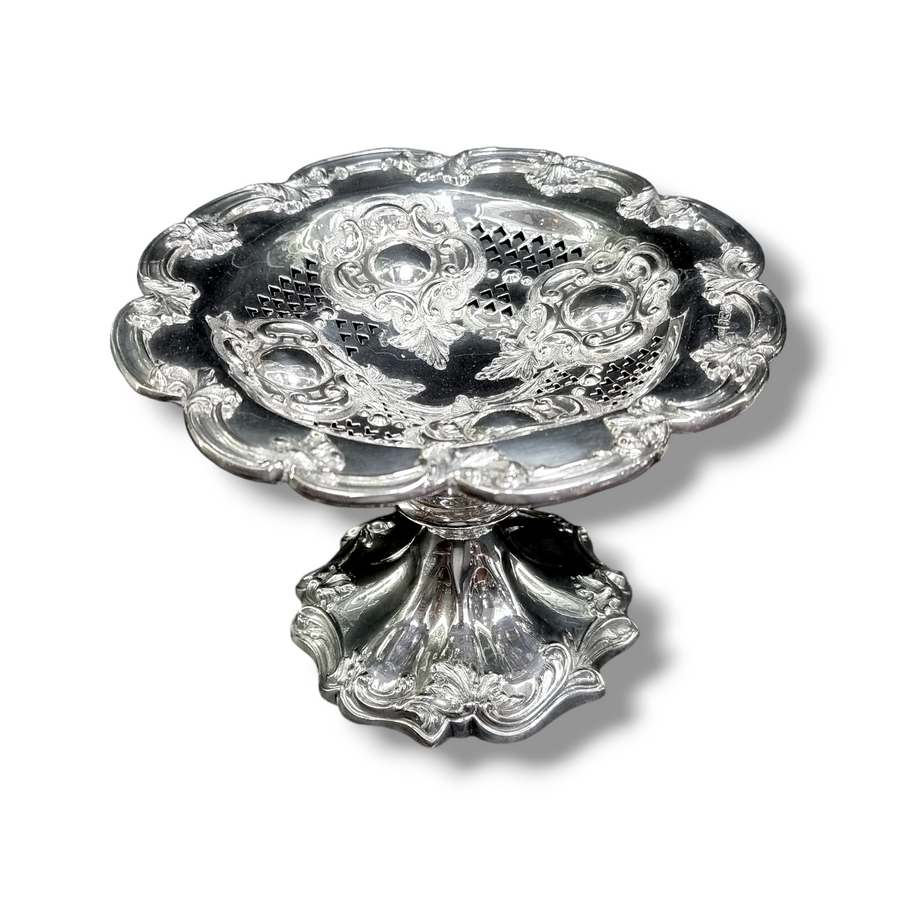 Victorian Silver Tazza Sheffield 1898