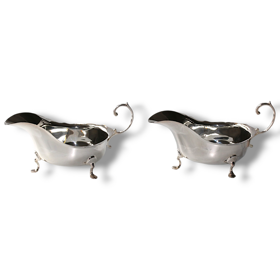 Chester 1911 Silver Sauce Boats