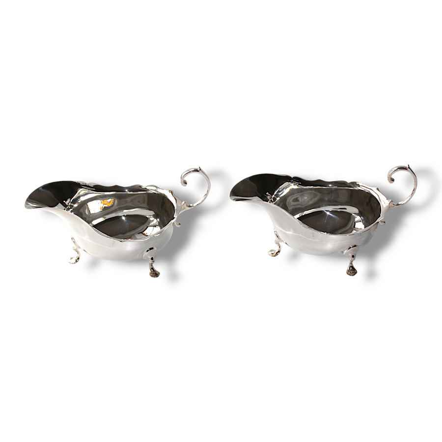 Chester 1911 Silver Sauce Boats
