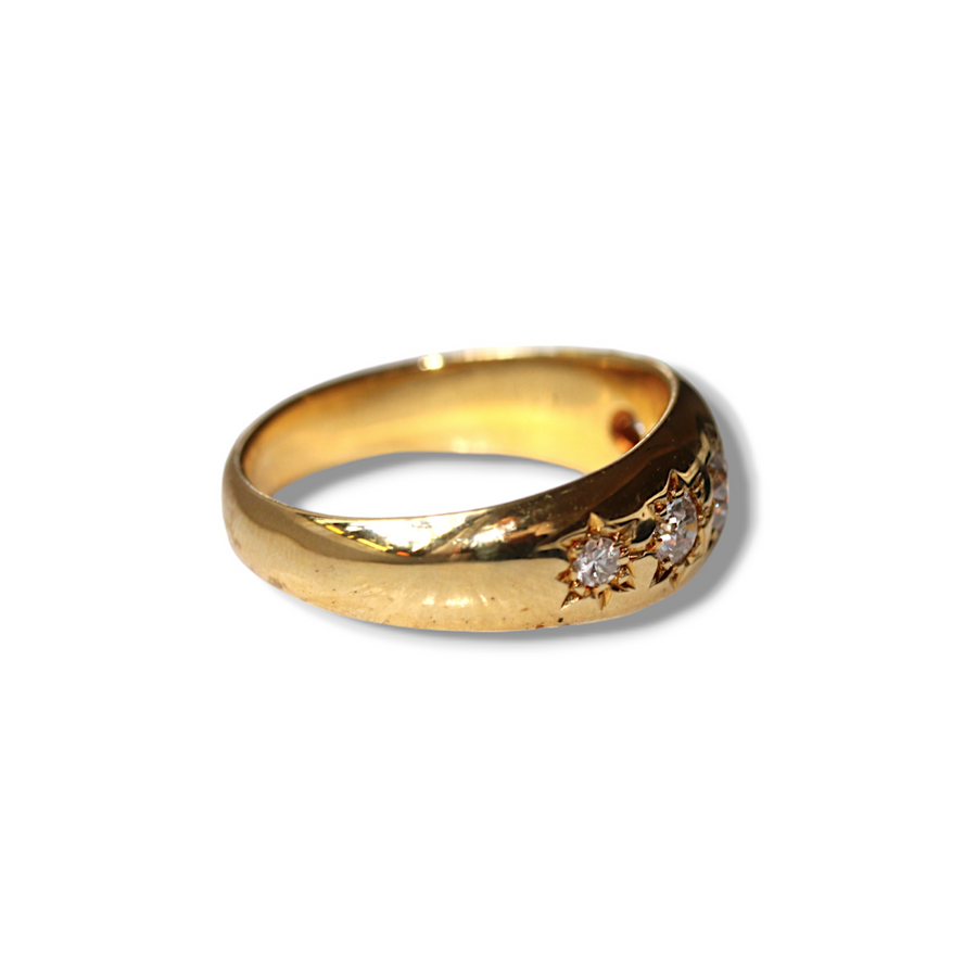 Antique Five Stone Diamond Set Band