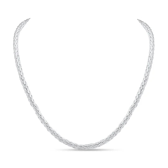 Silver Handmade 4.9mm Spiga Chain