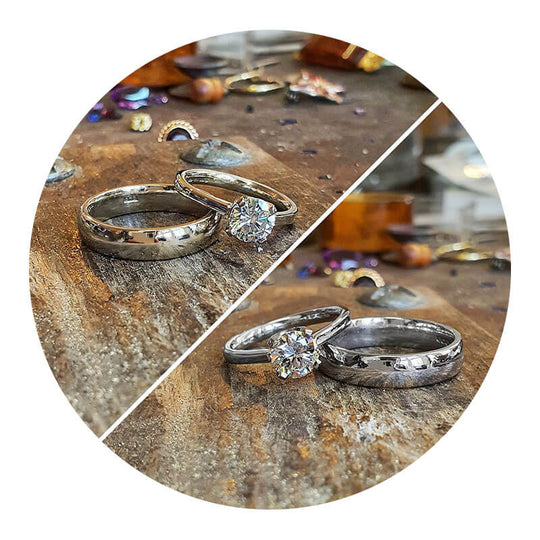 Rhodium Plating on White Gold Jewellery