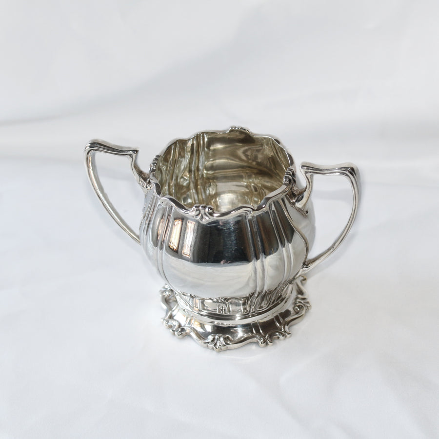 Art Nouveau Silver Sugar Bowl
