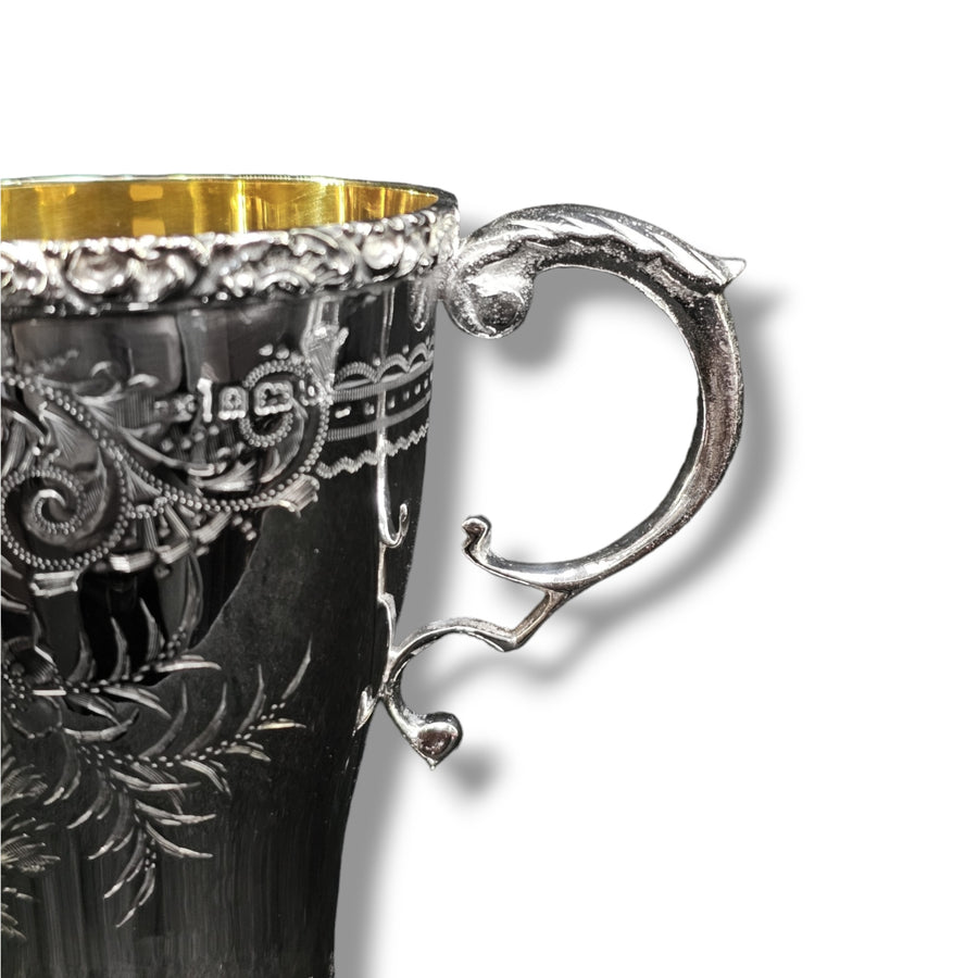 Antique Ornate Silver Cup