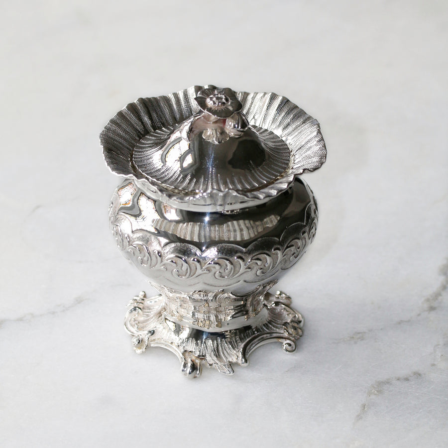 Georgian Silver Tea Caddy London 1827
